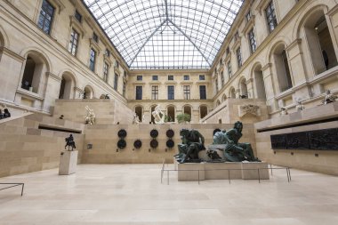 Marly square, Louvre, Paris, Fransa