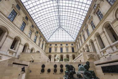 Marly square, Louvre, Paris, Fransa