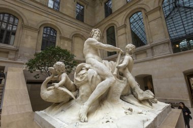 Marly square, Louvre, Paris, Fransa