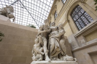 Marly square, Louvre, Paris, Fransa