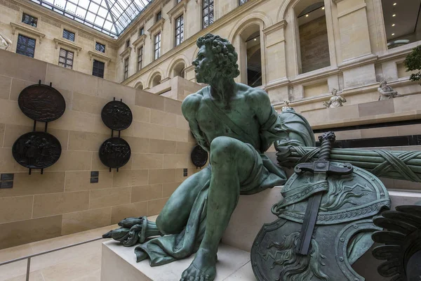 Plaza Marly, Louvre, París, Francia — Foto de Stock