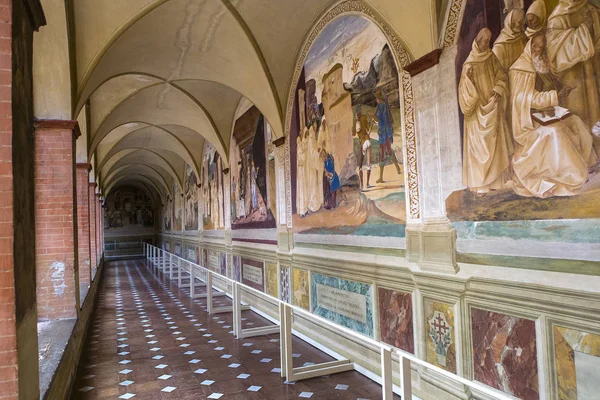 Abadia de Monte Oliveto Maggiore, Toscana, Itália — Fotografia de Stock