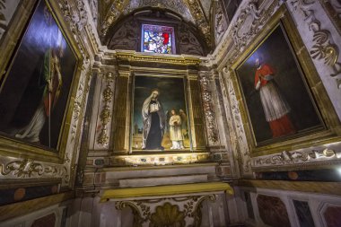Abbey Monte Oliveto Maggiore, Toskana, İtalya