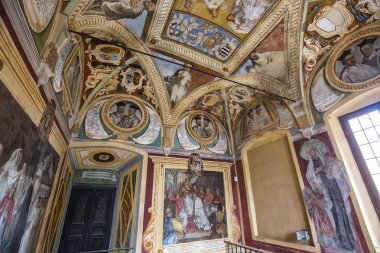 Abbey Monte Oliveto Maggiore, Toskana, İtalya