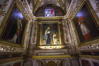 Abbey Monte Oliveto Maggiore, Toskana, İtalya