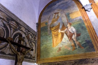 Abbey Monte Oliveto Maggiore, Toskana, İtalya