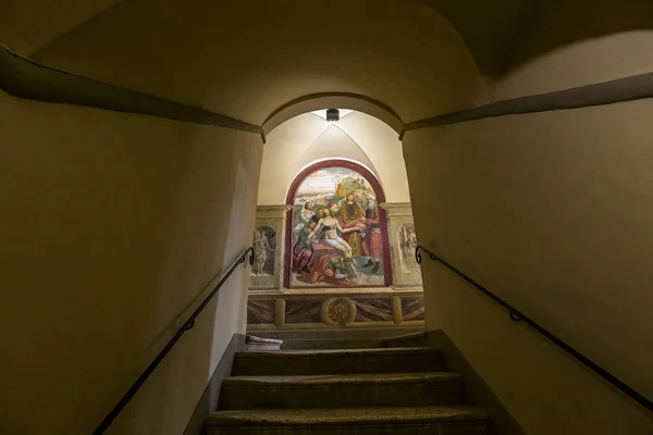 Αβαείο του Monte Oliveto Ματζόρε, Τοσκάνη, Ιταλία — Φωτογραφία Αρχείου