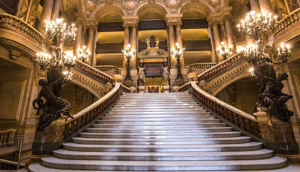 Palais Garnier, 파리의 오페라, 인테리어 및 세부 정보 — 스톡 사진