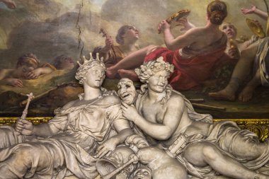 Gallery of Apollon, The Louvre, Paris, France clipart