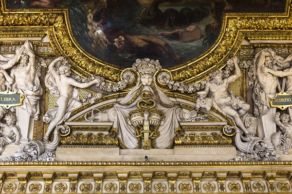 Gallery of Apollon, The Louvre, Paris, France — Stock Photo, Image
