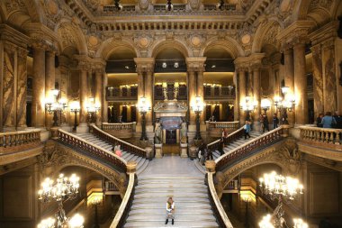 Palais Garnier'e, Paris Opera, iç ve Ayrıntılar