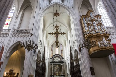 İç Notre dame d'Anvers Katedrali, Anvers, Belçika