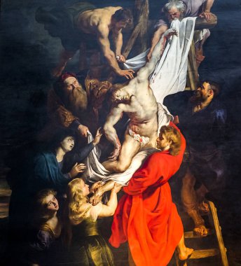 İç Notre dame d'Anvers Katedrali, Anvers, Belçika