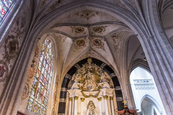 内部的圣母院安特卫普，比利时安特卫普 — 图库照片