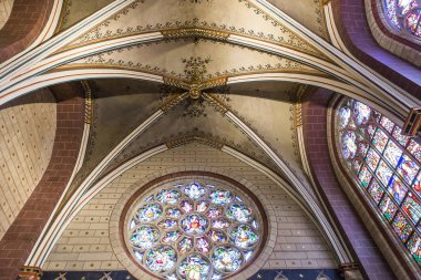 İç Notre dame d'Anvers Katedrali, Anvers, Belçika
