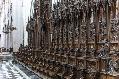 İç Notre dame d'Anvers Katedrali, Anvers, Belçika