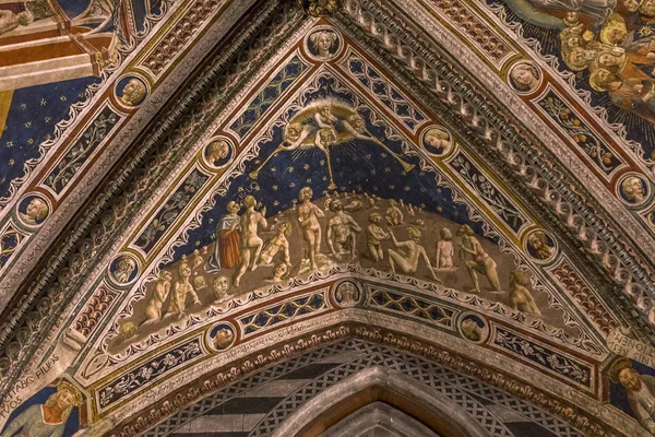 Details of the battistero di san Giovanni, Siena, Italy — Stock Photo, Image