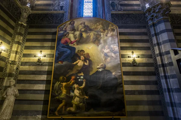 Details of the battistero di san Giovanni, Siena, Italy — Stock Photo, Image