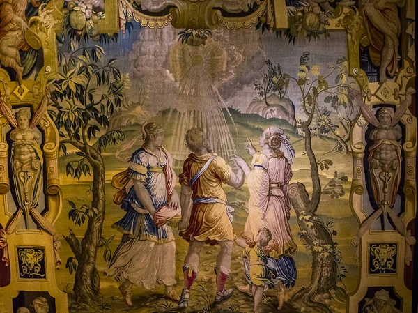 Tapisserie médiévale au château d'Ecouen, Ecouen, France — Photo