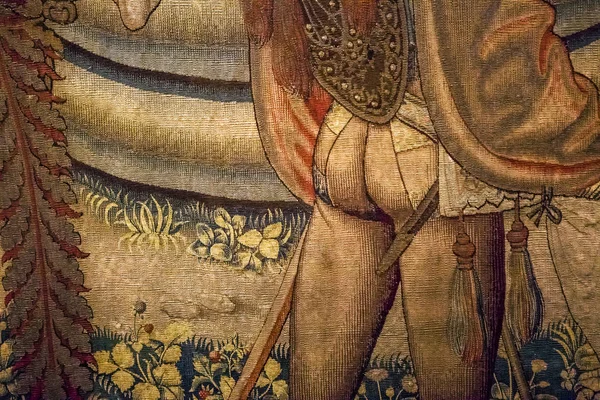 Tapisserie médiévale au château d'Ecouen, Ecouen, France — Photo