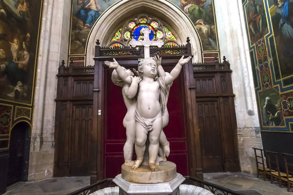 Церковь Сен-Жермен-Осерруа, Париж, Франция — стоковое фото