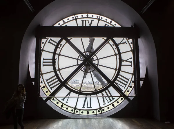 Reloj del museo de Orsay, París, Francia — Foto de Stock