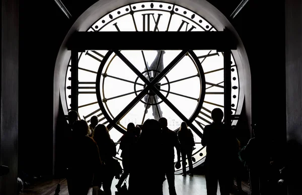 Relógio do museu Orsay, Paris, França — Fotografia de Stock