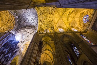 iç Seville Katedrali, Sevilla, Endülüs, İspanya