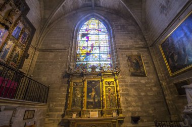 iç Seville Katedrali, Sevilla, Endülüs, İspanya