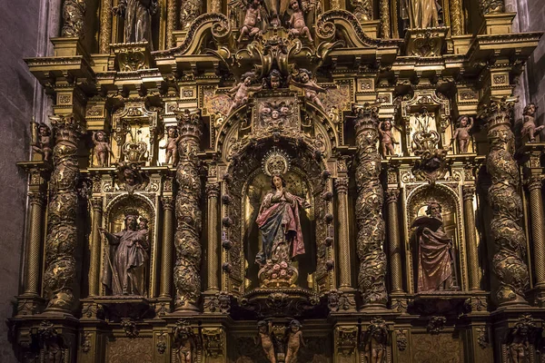 Εσωτερικό της Σεβίλλης τον καθεδρικό ναό της Σεβίλλης, Ανδαλουσία, Ισπανία — Φωτογραφία Αρχείου