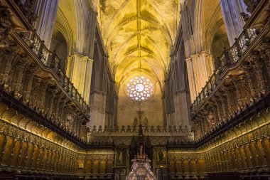iç Seville Katedrali, Sevilla, Endülüs, İspanya