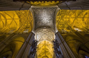 iç Seville Katedrali, Sevilla, Endülüs, İspanya