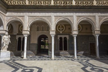 Casa de Pilatos, Sevilla, Andalusia, İspanya İç