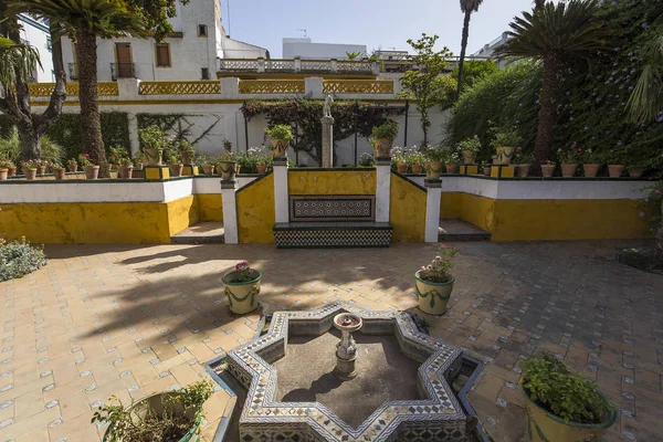 Interni di Casa de Pilatos, Siviglia, Andalusia, Spagna — Foto Stock