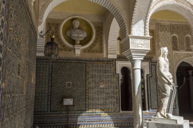 Casa de Pilatos, Sevilla, Andalusia, İspanya İç