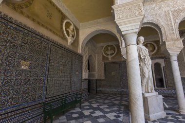 Casa de Pilatos, Sevilla, Andalusia, İspanya İç