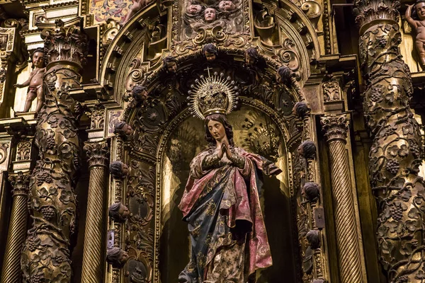 Interiores da catedral de Sevilha, Sevilha, Andaluzia, Espanha — Fotografia de Stock