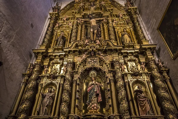 Interiors of Seville cathedral, Seville, Andalusia, spain — Stock Photo, Image