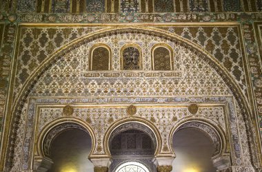 Seville Alcazar Seville, Andalusia, İspanya İç