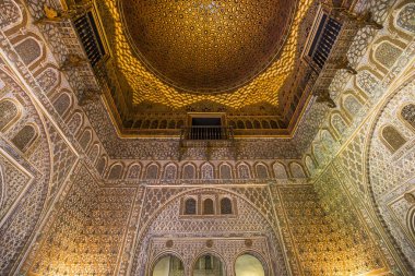 Seville Alcazar Seville, Andalusia, İspanya İç