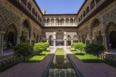 Seville Alcazar Seville, Andalusia, İspanya İç
