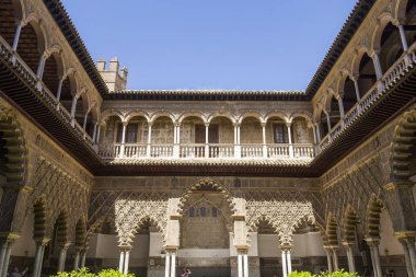 Seville Alcazar Seville, Andalusia, İspanya İç