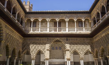 Seville Alcazar Seville, Andalusia, İspanya İç