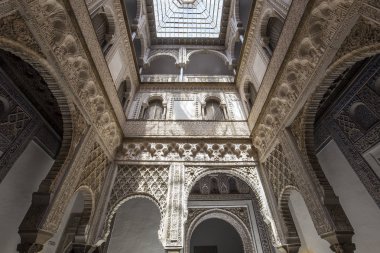 Seville Alcazar Seville, Andalusia, İspanya İç