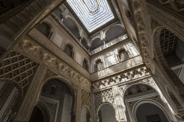 Seville Alcazar Seville, Andalusia, İspanya İç