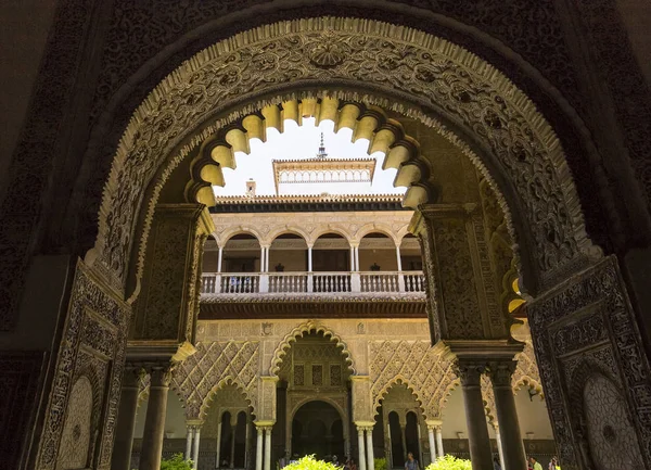 Interiores de Sevilla Alcázar, Sevilla, Andalucía, España —  Fotos de Stock