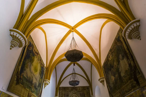 Interiéry z Alcazar Sevilla, Sevilla, Andalusie, Španělsko — Stock fotografie