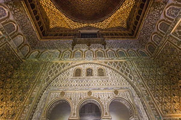 Interiores de Sevilla Alcázar, Sevilla, Andalucía, España — Foto de Stock