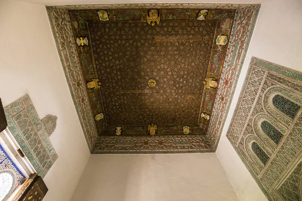 Interiores de Sevilha Alcazar, Sevilha, Andaluzia, Espanha — Fotografia de Stock