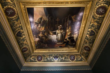 iç Ayrıntılar Louvre Müzesi, Paris, Fransa